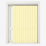 Herringbone Designer Cream Yellow Vertical Blinds Replacement Slats - Zen Shades