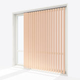 Herringbone Ivory Cream Vertical Blinds - Zen Shades