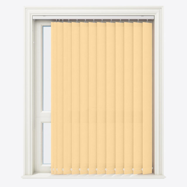 Herringbone Sandalwood Beige Vertical Blinds - Zen Shades