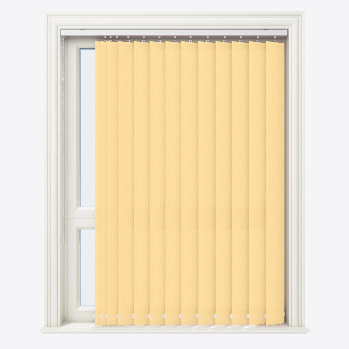 Herringbone Vespa Yellow Vertical Blinds - Zen Shades