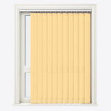 Herringbone Vespa Yellow Vertical Blinds - Zen Shades