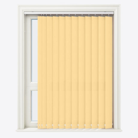 Herringbone Vespa Yellow Vertical Blinds - Zen Shades