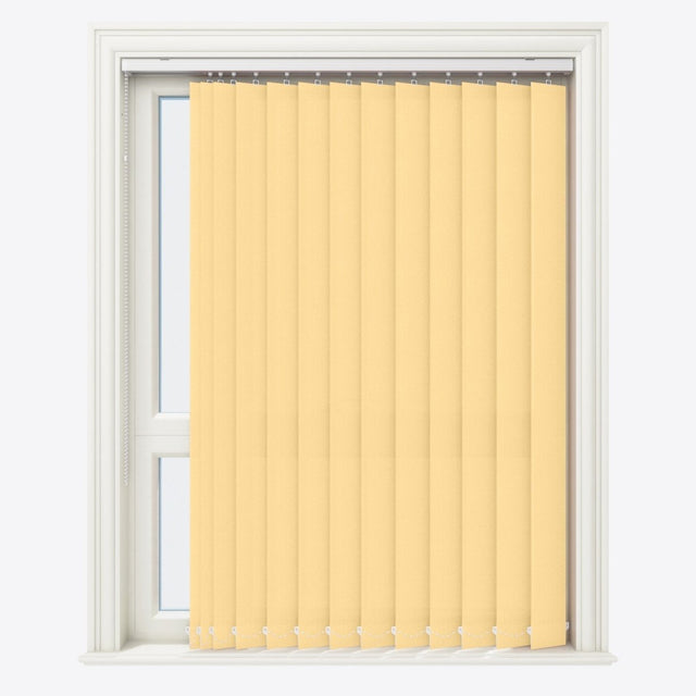 Herringbone Vespa Yellow Vertical Blinds - Zen Shades