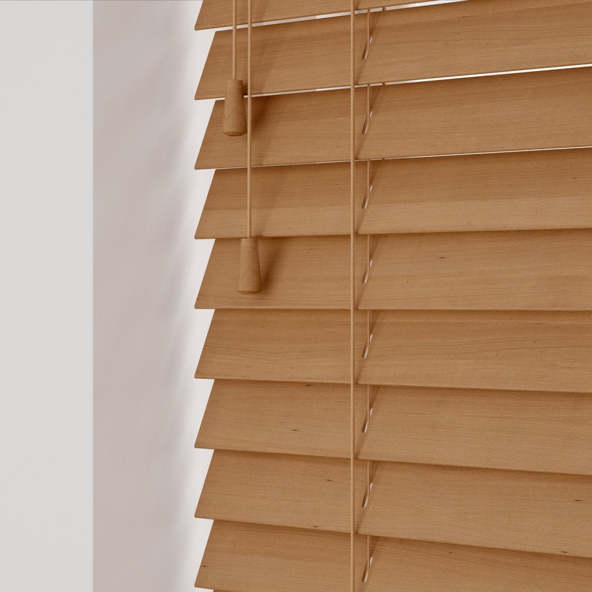 Honey Real Wooden Blinds - Zen Shades