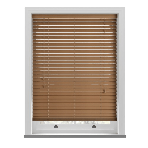 Honey Real Wooden Blinds - Zen Shades