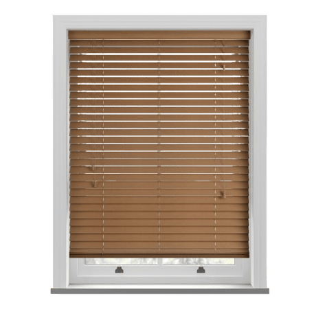 Honey Real Wooden Blinds - Zen Shades