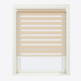 Linen Biscuit Beige Day & Night Blinds - Zen Shades