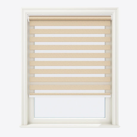 Linen Biscuit Beige Day & Night Blinds - Zen Shades