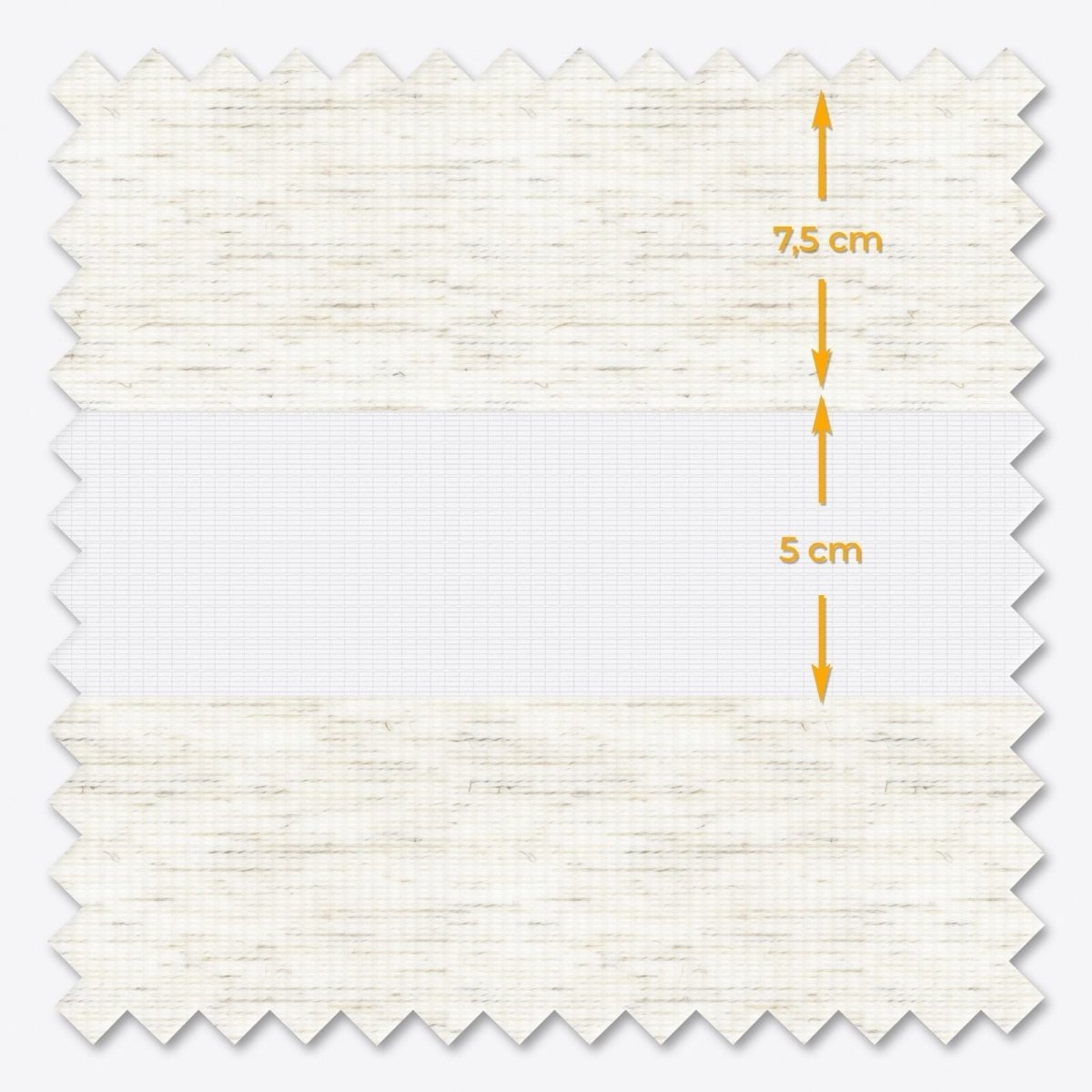 Linen Winter White Day & Night Blinds - Zen Shades