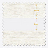 Linen Winter White Day & Night Blinds - Zen Shades