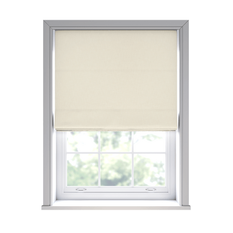 Lora Ivory Roman Blinds - Zen Shades