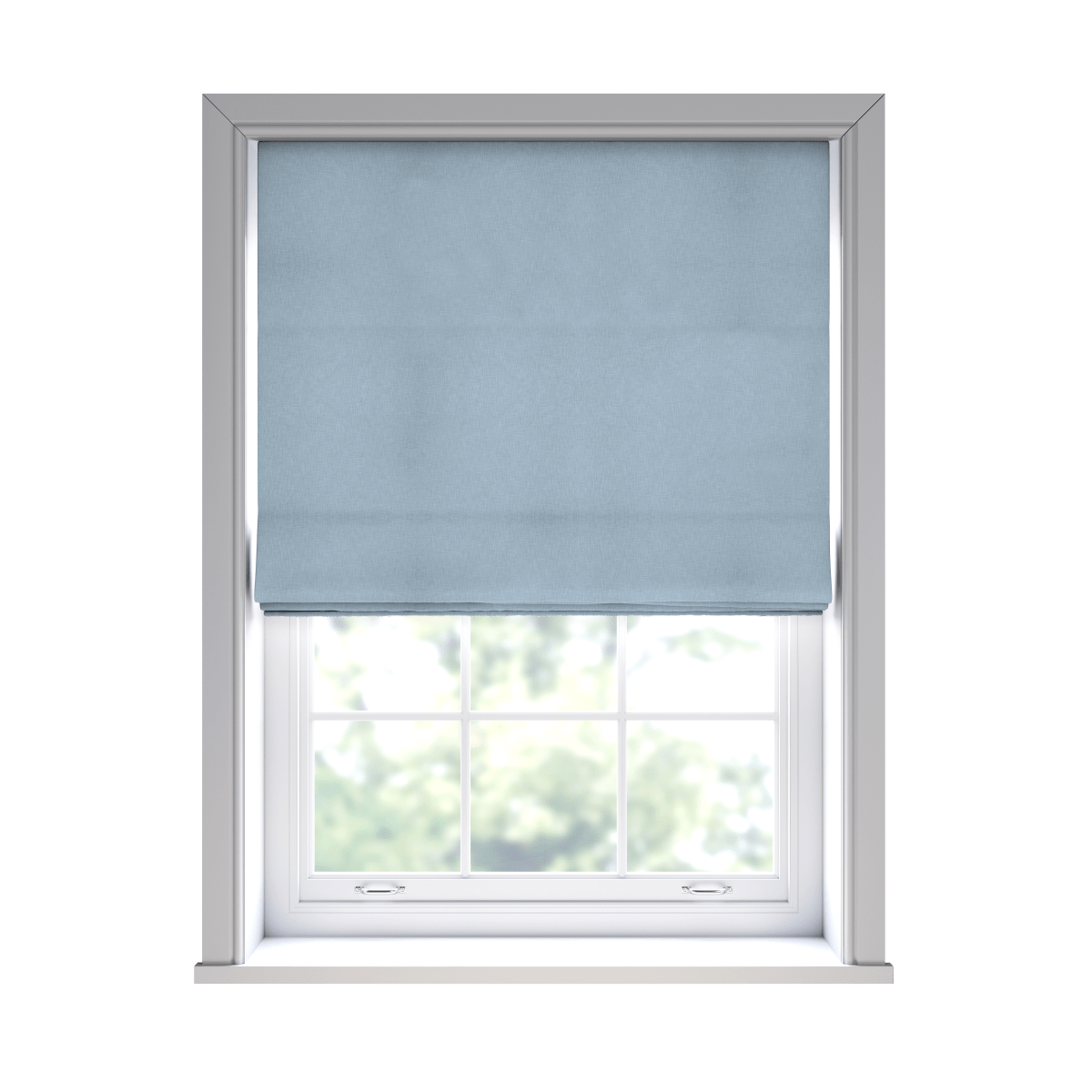 Lora Sky Roman Blinds - Zen Shades