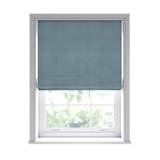 Lora Steel Roman Blinds - Zen Shades