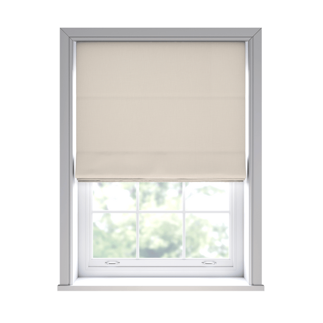 Lorenzo Ivory Roman Blinds - Zen Shades