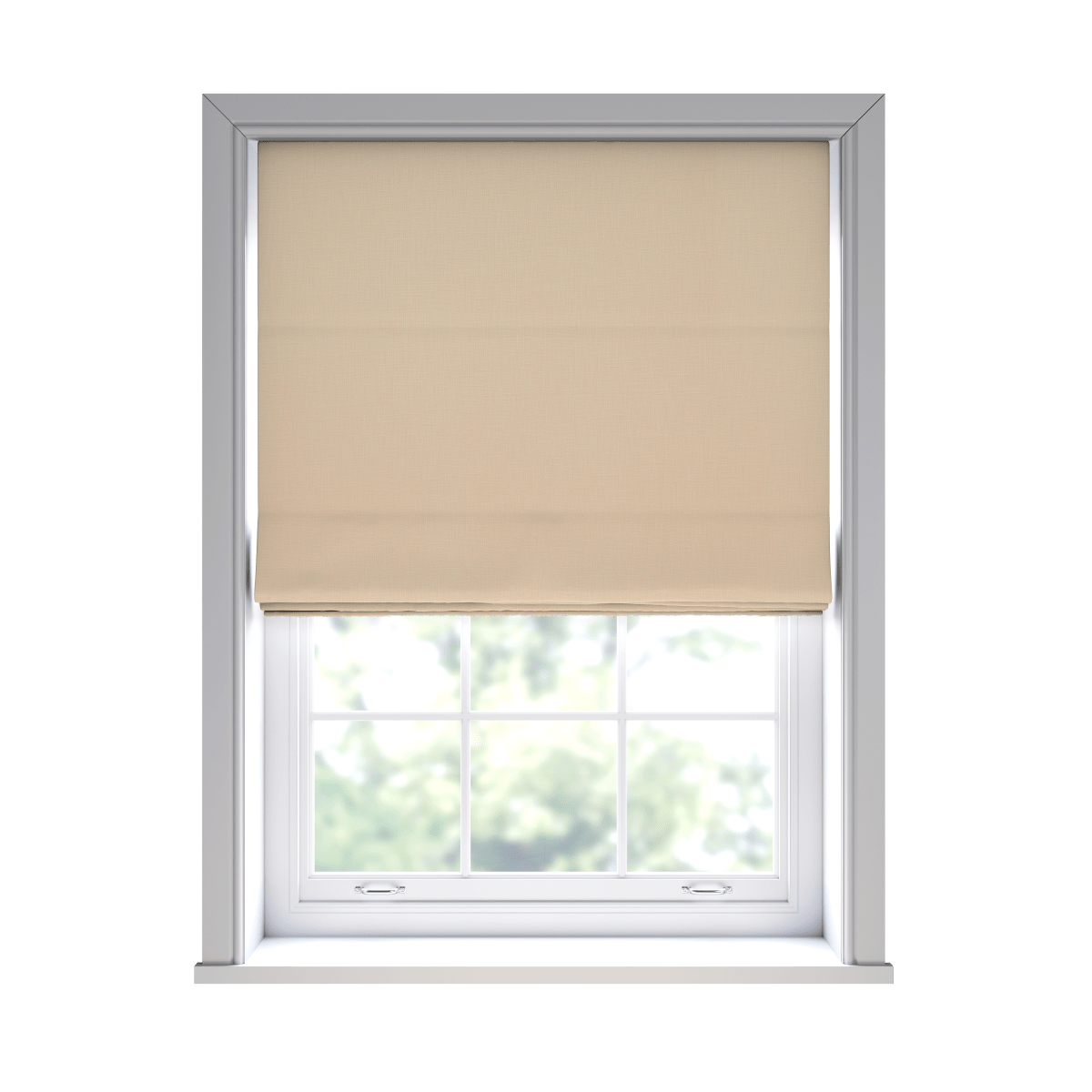 Lorenzo Wheat Roman Blinds - Zen Shades