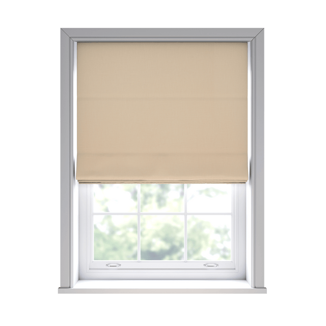 Lorenzo Wheat Roman Blinds - Zen Shades