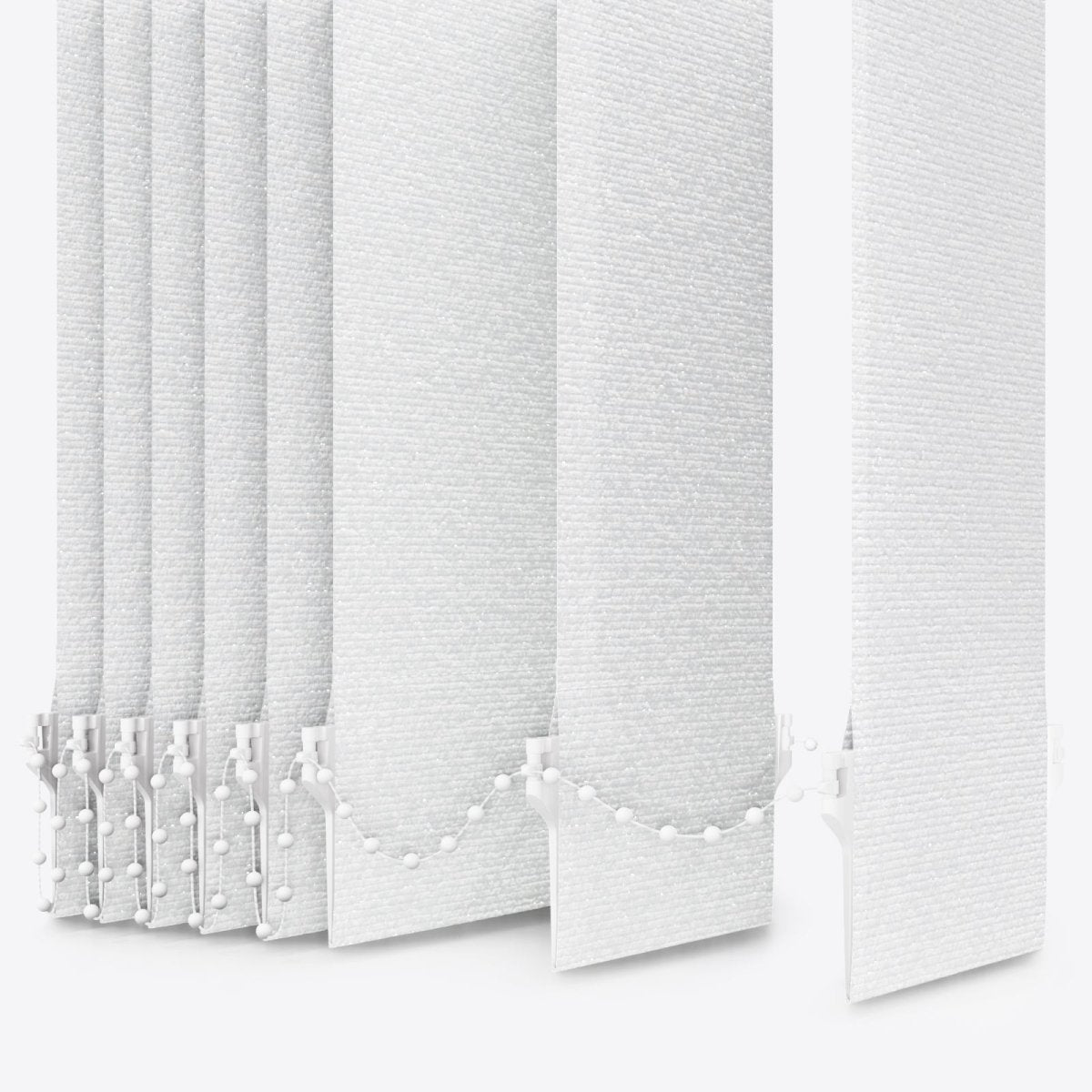 Louvolite Monroe Ice Vertical Blinds - Zen Shades