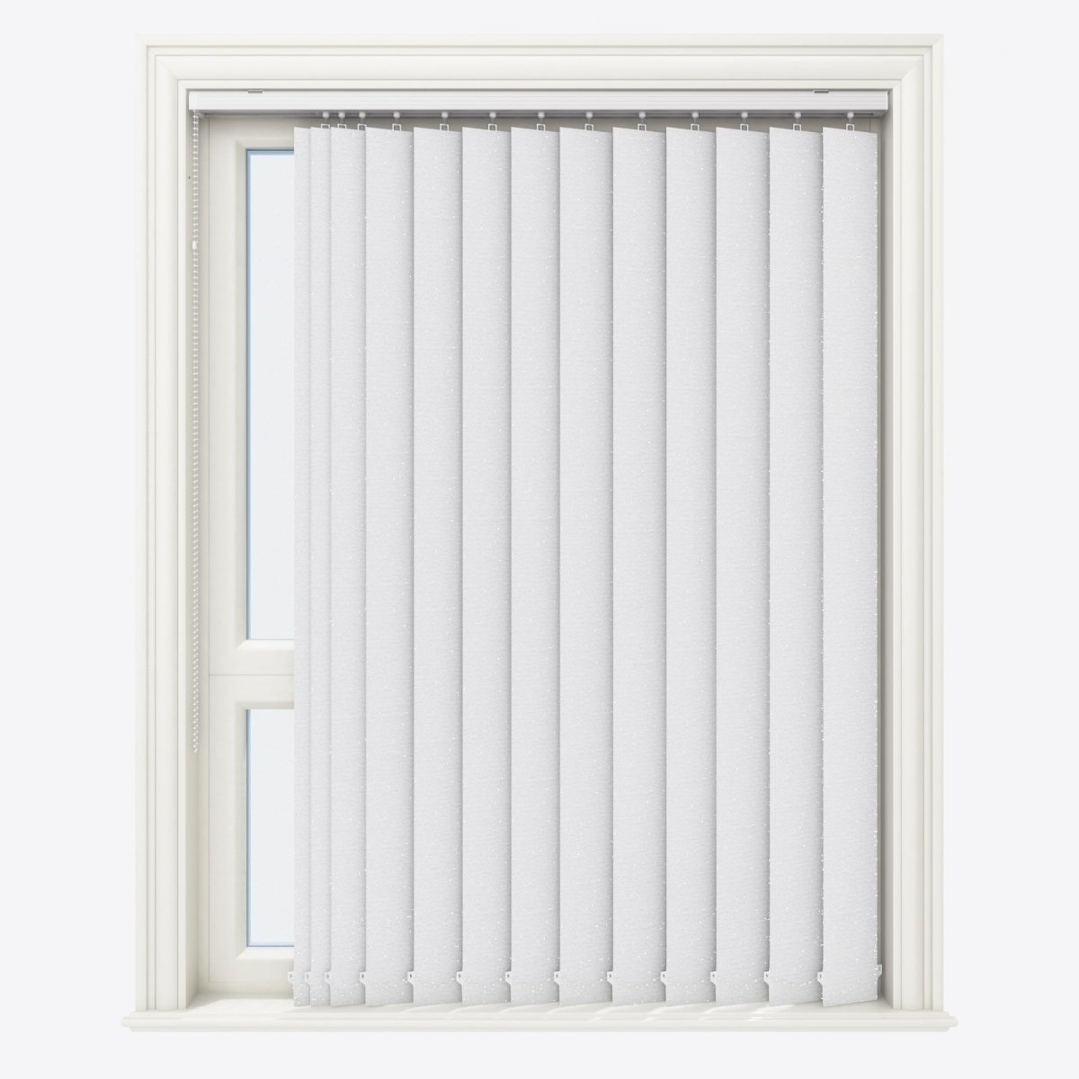 Louvolite Monroe Ice Vertical Blinds - Zen Shades