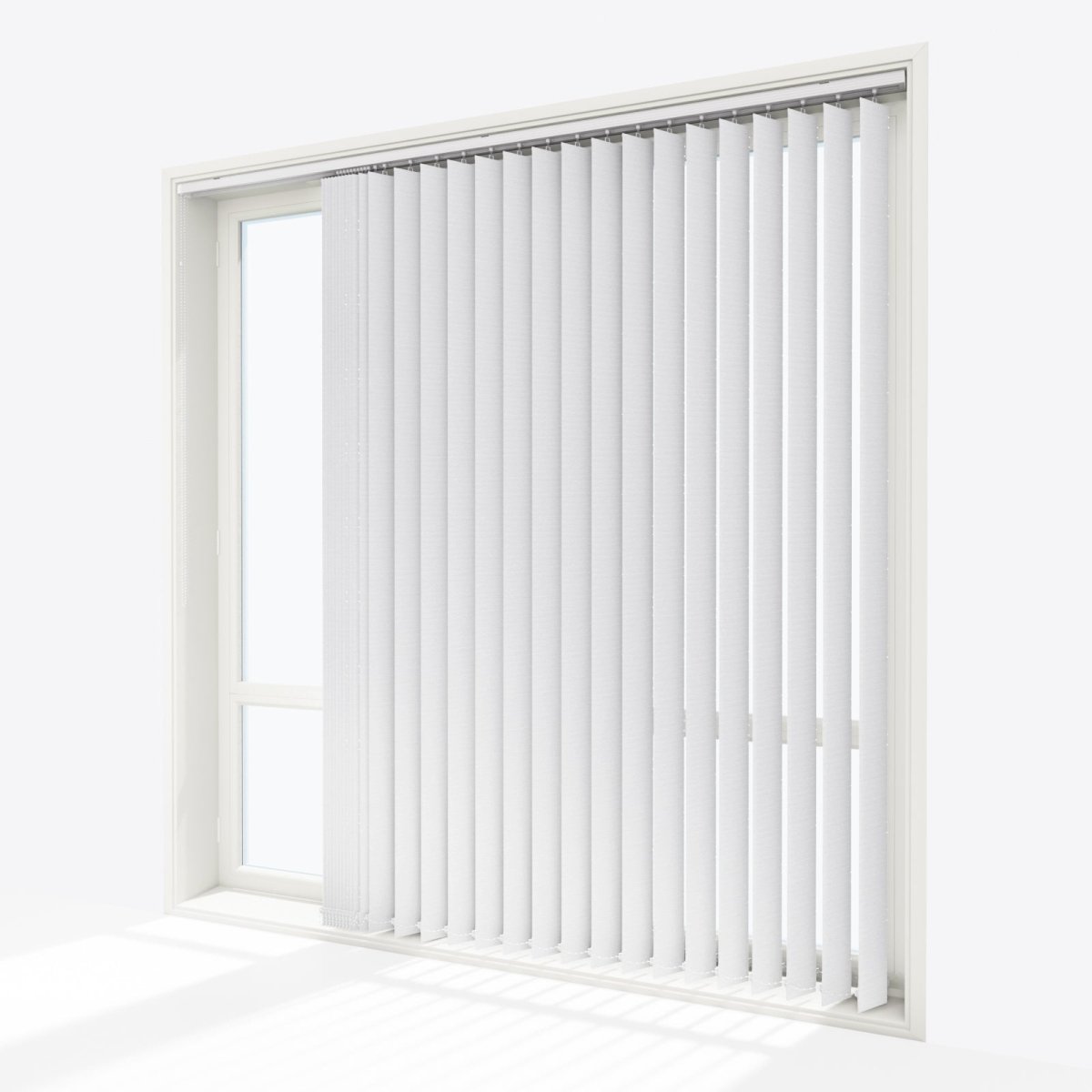 Louvolite Monroe Ice Vertical Blinds - Zen Shades