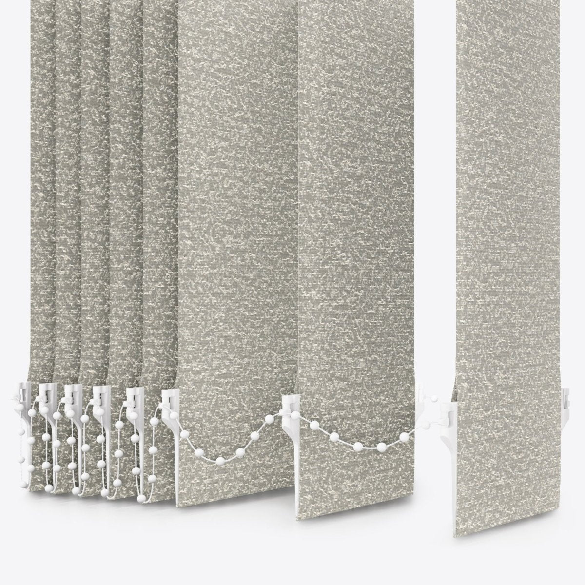 Louvolite Monroe Mineral Vertical Blinds - Zen Shades
