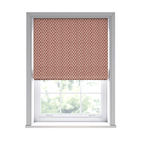 Lovella Red Roman Blinds - Zen Shades