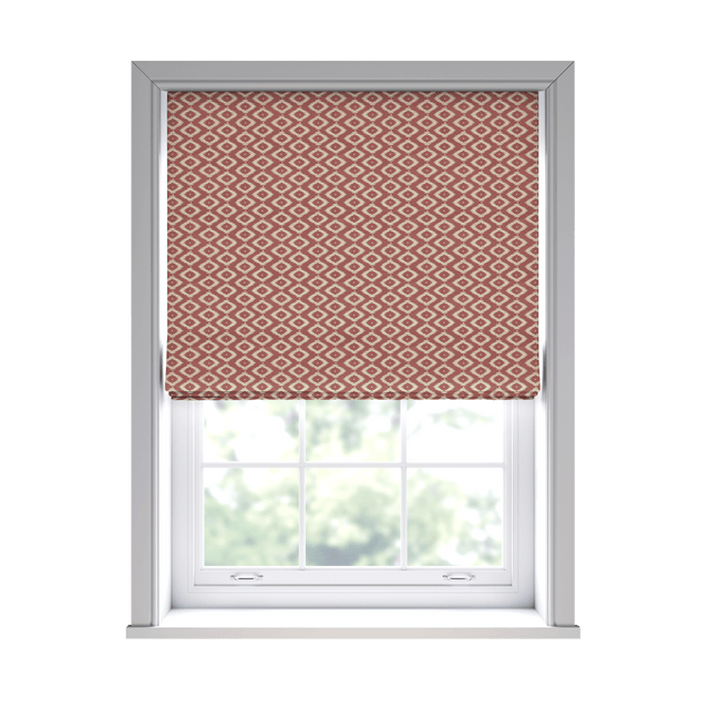 Lovella Red Roman Blinds - Zen Shades