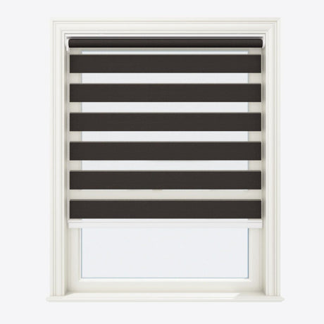 Mahogany Blackout Day & Night Blinds - Zen Shades