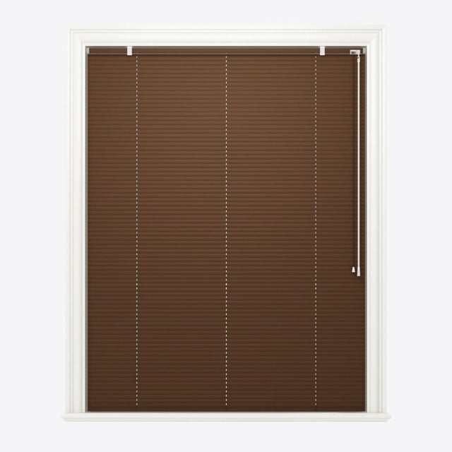 Matte Chocolate Brown Venetian Blinds - Zen Shades