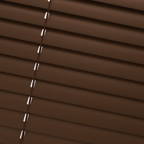 Matte Chocolate Brown Venetian Blinds - Zen Shades