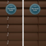 Matte Chocolate Brown Venetian Blinds - Zen Shades