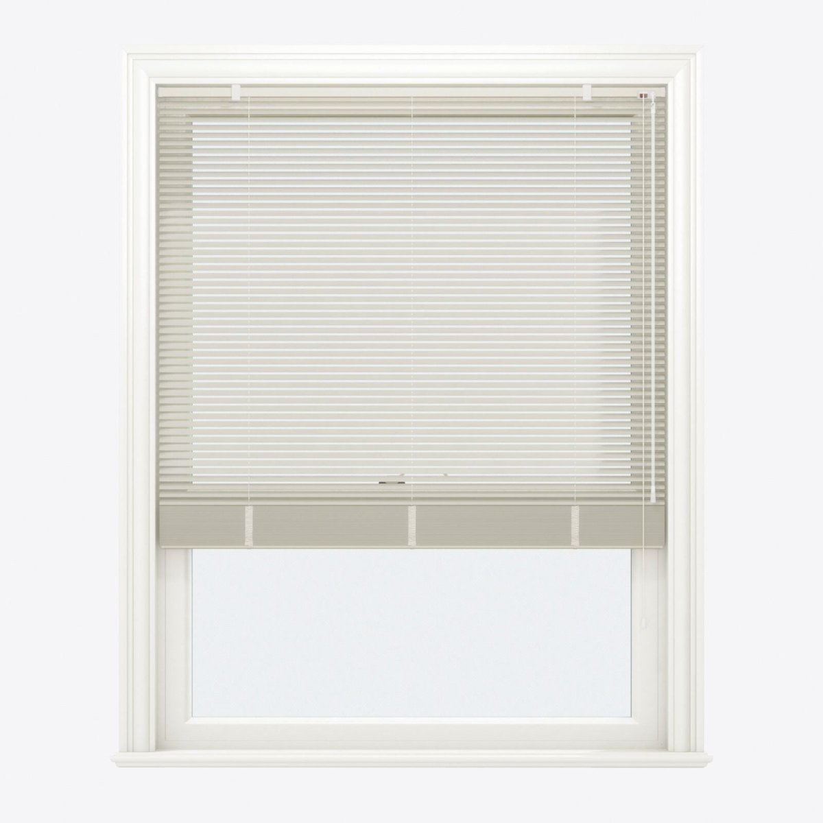 Matte Oyster White Venetian Blinds - Zen Shades