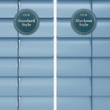 Matte Pastel Blue Venetian Blinds - Zen Shades