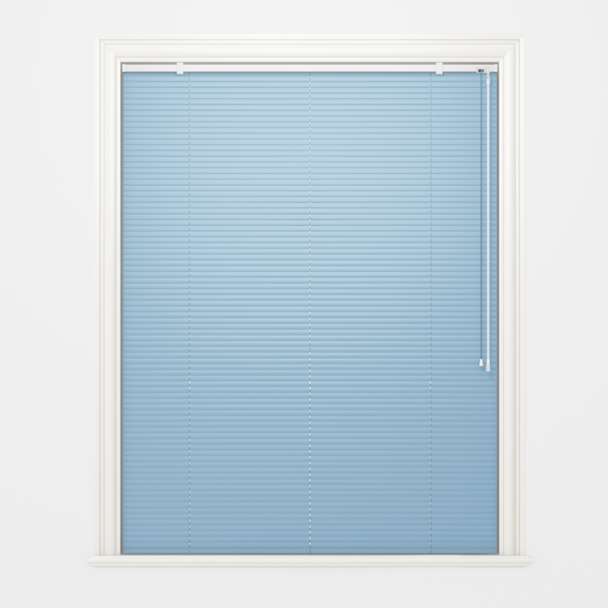 Matte Pastel Blue Venetian Blinds - Zen Shades