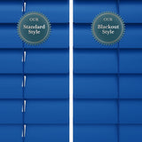 Matte Snorkel Blue Venetian Blinds - Zen Shades