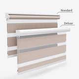 Mocha Meringue Blackout Day & Night Blinds - Zen Shades