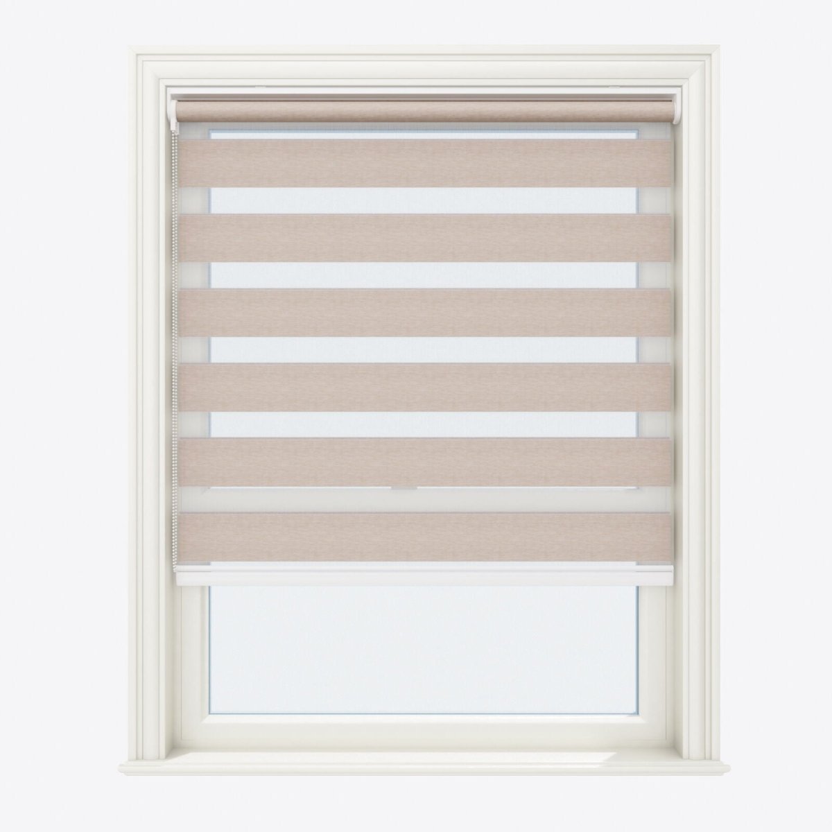 Mocha Meringue Blackout Day & Night Blinds - Zen Shades