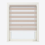 Mocha Meringue Blackout Day & Night Blinds - Zen Shades