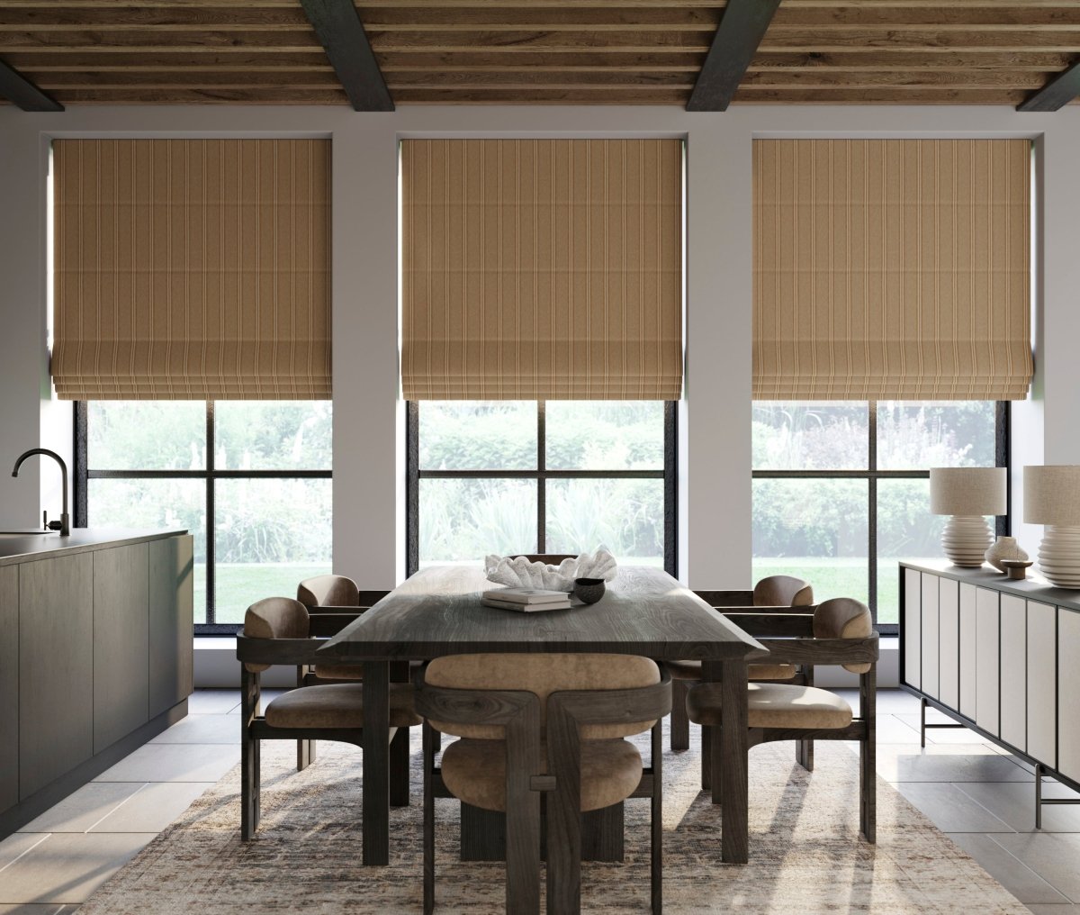 Noble Summer Roman Blinds - Zen Shades