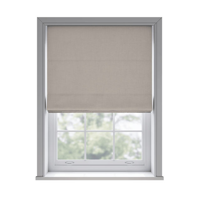Ortega Oyster Roman Blinds - Zen Shades