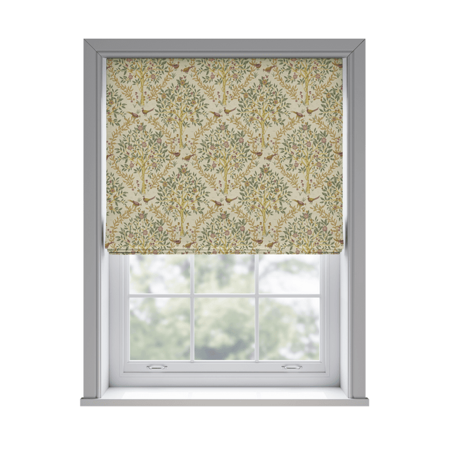 Pavo Muscovado Roman Blinds - Zen Shades