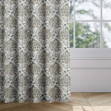 Pavo Teal Curtains - Zen Shades