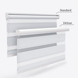 Pearl Blue Blackout Day & Night Blinds - Zen Shades