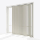 Pencil Stripe Agate Gray Vertical Blinds - Zen Shades