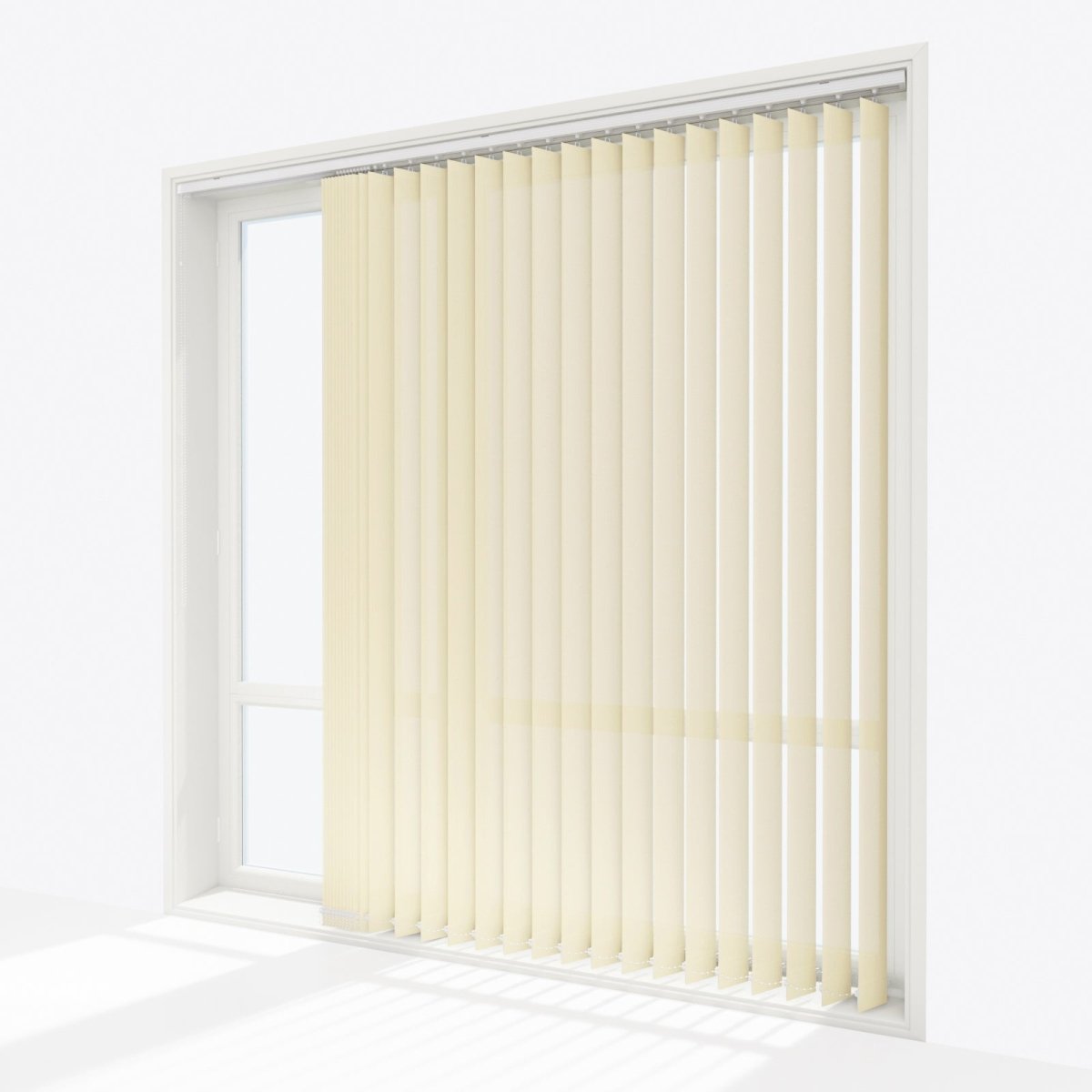 Pencil Stripe Anise Flower Vertical Blinds - Zen Shades