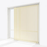 Pencil Stripe Anise Flower Vertical Blinds - Zen Shades