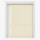 Pencil Stripe Anise Flower Vertical Blinds - Zen Shades