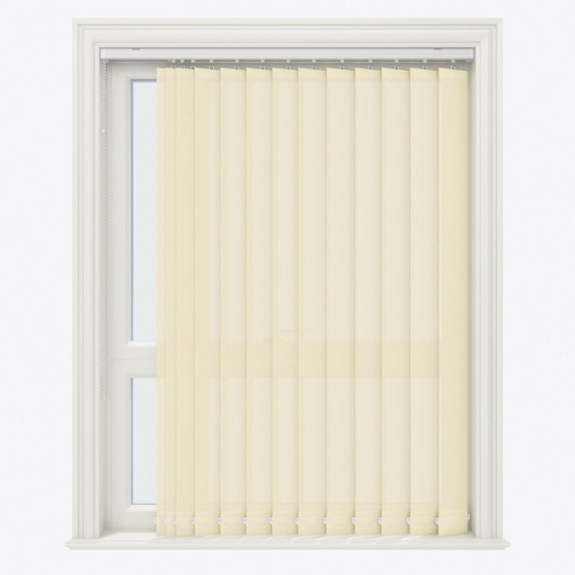 Pencil Stripe Anise Flower Vertical Blinds - Zen Shades