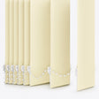 Pencil Stripe Anise Flower Vertical Blinds Replacement Slats - Zen Shades