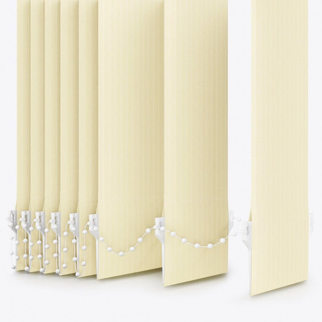 Pencil Stripe Anise Flower Vertical Blinds Replacement Slats - Zen Shades