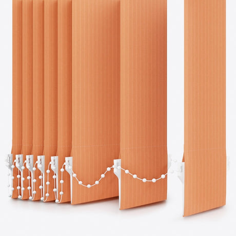 Pencil Stripe Autumn Sunset Vertical Blinds Replacement Slats - Zen Shades